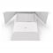 Erbesi Completo Piumone Molly - Bianco/Grigio