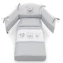 Erbesi Completo Piumone Pongo - Bianco/Grigio Erbesi Completo Piumone Pongo - Bianco/Grigio