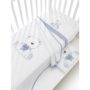 Erbesi Coperta Pile Tato - Bianco/Cielo Erbesi Coperta Pile Tato - Bianco/Cielo