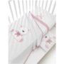 Erbesi Coperta Piquet Tato - Bianco/Rosa Erbesi Coperta Piquet Tato - Bianco/Rosa