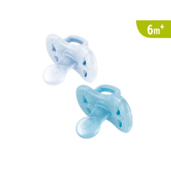 Jbimbi Pack 2Ciucci Tutti Morbidi Joy 6m+ Trasparente/Azzurro