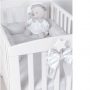 Picci Microletto co-sleeping con completo tessile Dream - Bianco/Tortora