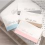 Azzurra Design Set Lenzuolo Contact - Bianco/Grigio Azzurra Design Set Lenzuolo Contact - Bianco/Grigio
