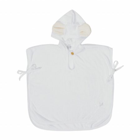 Dili best Telo bagno Poncho Bianco