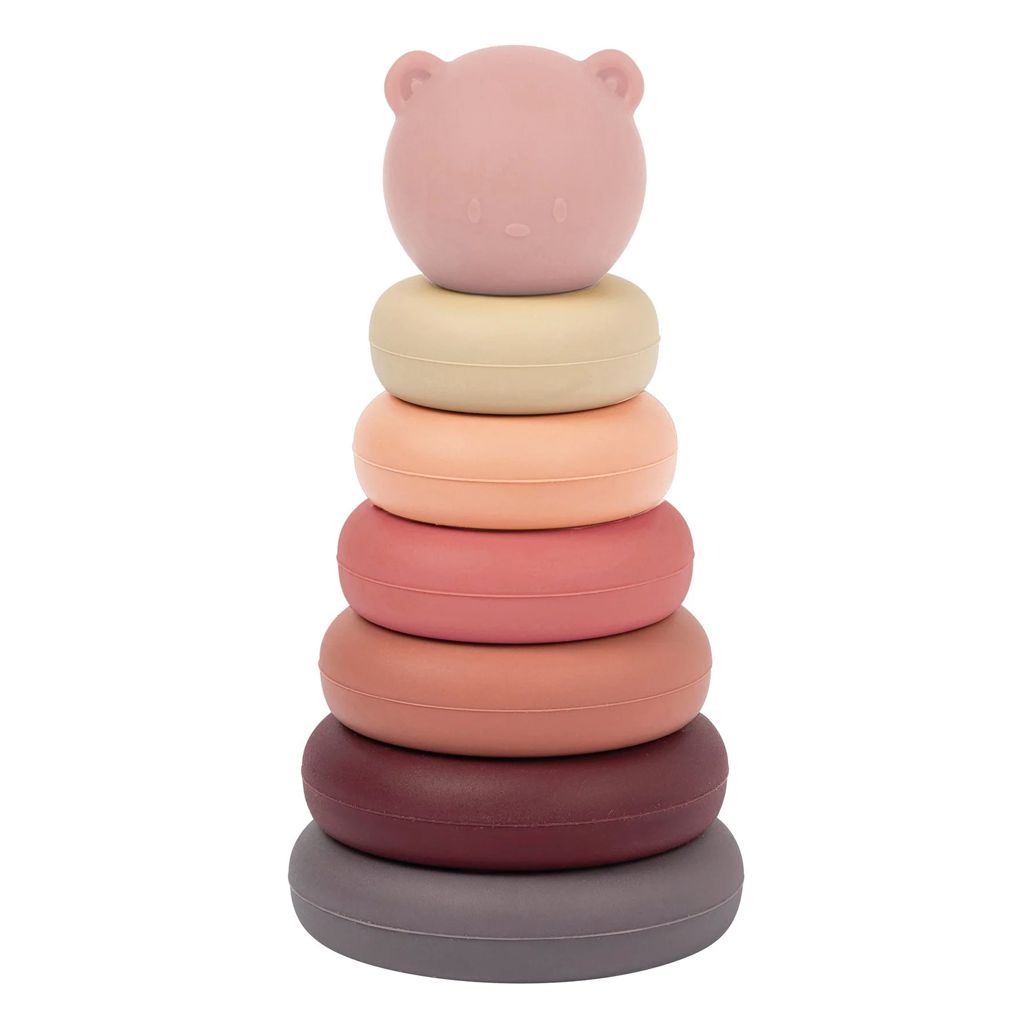 nattou impilabile rosa Nattou Anelli Impilabili Rosa - immagine 1