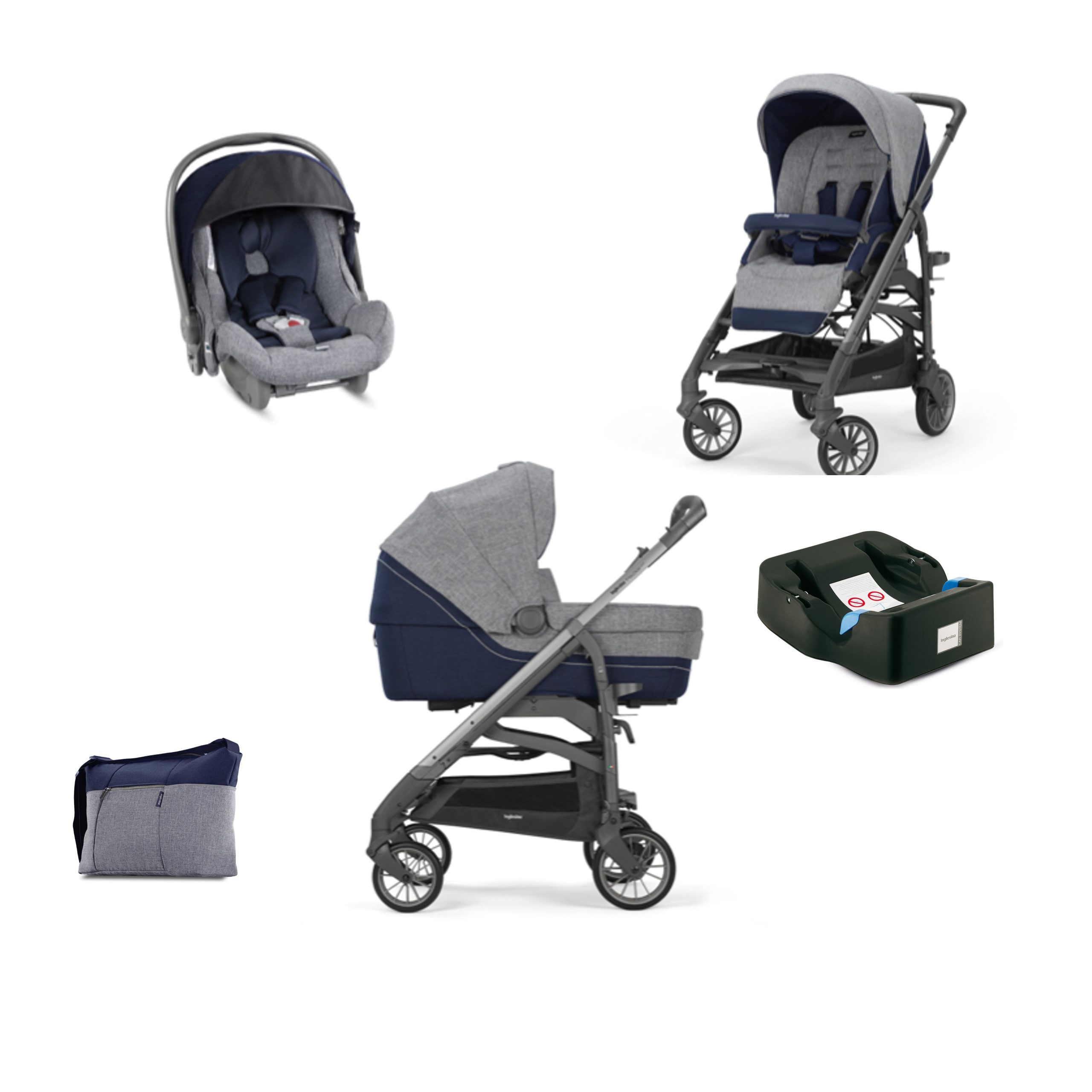 Inglesina Trilogy Antigua inside Blue Bebek