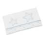 Azzurra Design Lenzuolino Culla Glam - Bianco/Tortora Azzurra Design Lenzuolino Culla Glam - Bianco/Tortora