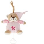 Globo Orsetto Carillon Rosa - immagine 2