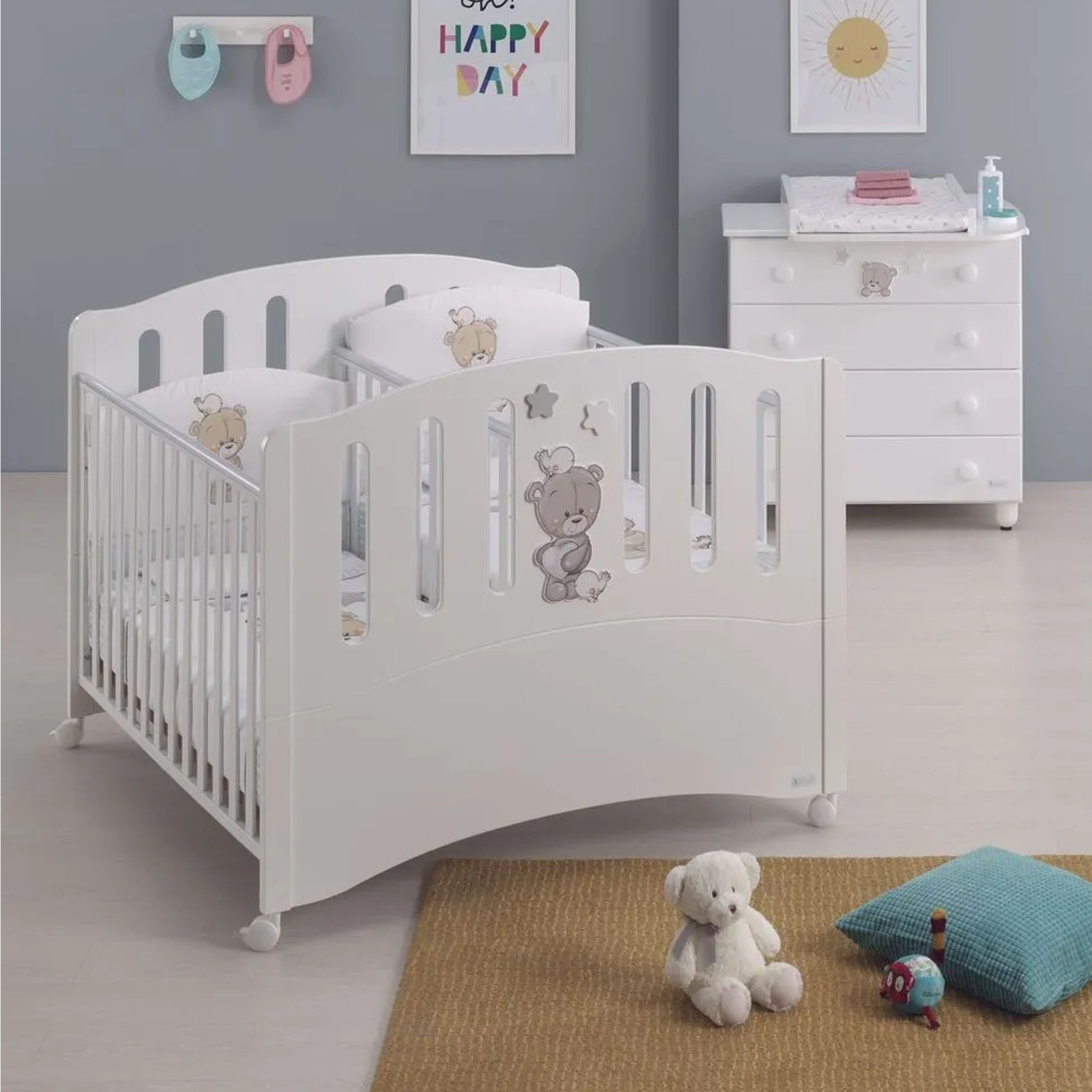 Lettino Gemini Love Me Azzurra Design Lettino Gemini Love Me