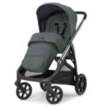 Passeggino Aptica colore Emerald Green con telaio Litio Black
