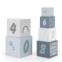 LABEL LABEL Cubi in Legno Numerati Blu LABEL LABEL Cubi in Legno Numerati Blu