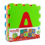 Vitamina G Tappetone Puzzle 9 Mattonelle Alfabeto