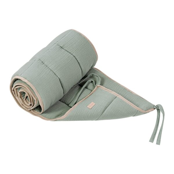 DiliBest Vintage Green Bed Bumper
