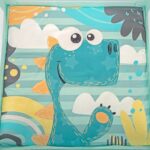 Kikkaboo Box Quadrato Dino Mint