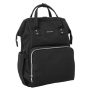 Kikkaboo Zaino Mama Bag Siena Black Silver Kikkaboo Zaino Mama Bag Siena Black Silver