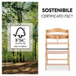 Hauck Seggiolone Arketa Beech