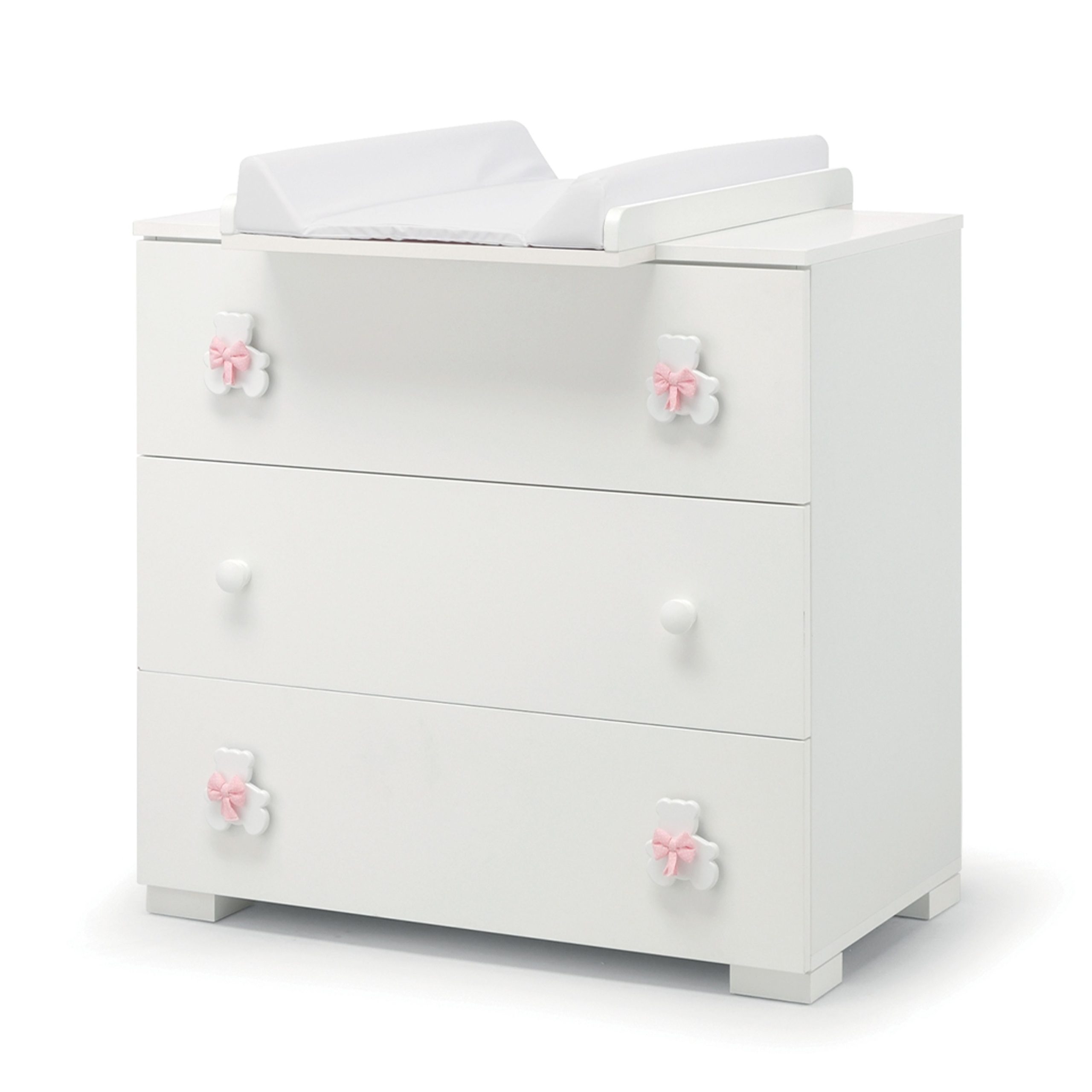 erbesi comò dudù bianco rosa Erbesi Comò Dudù Bianco Rosa