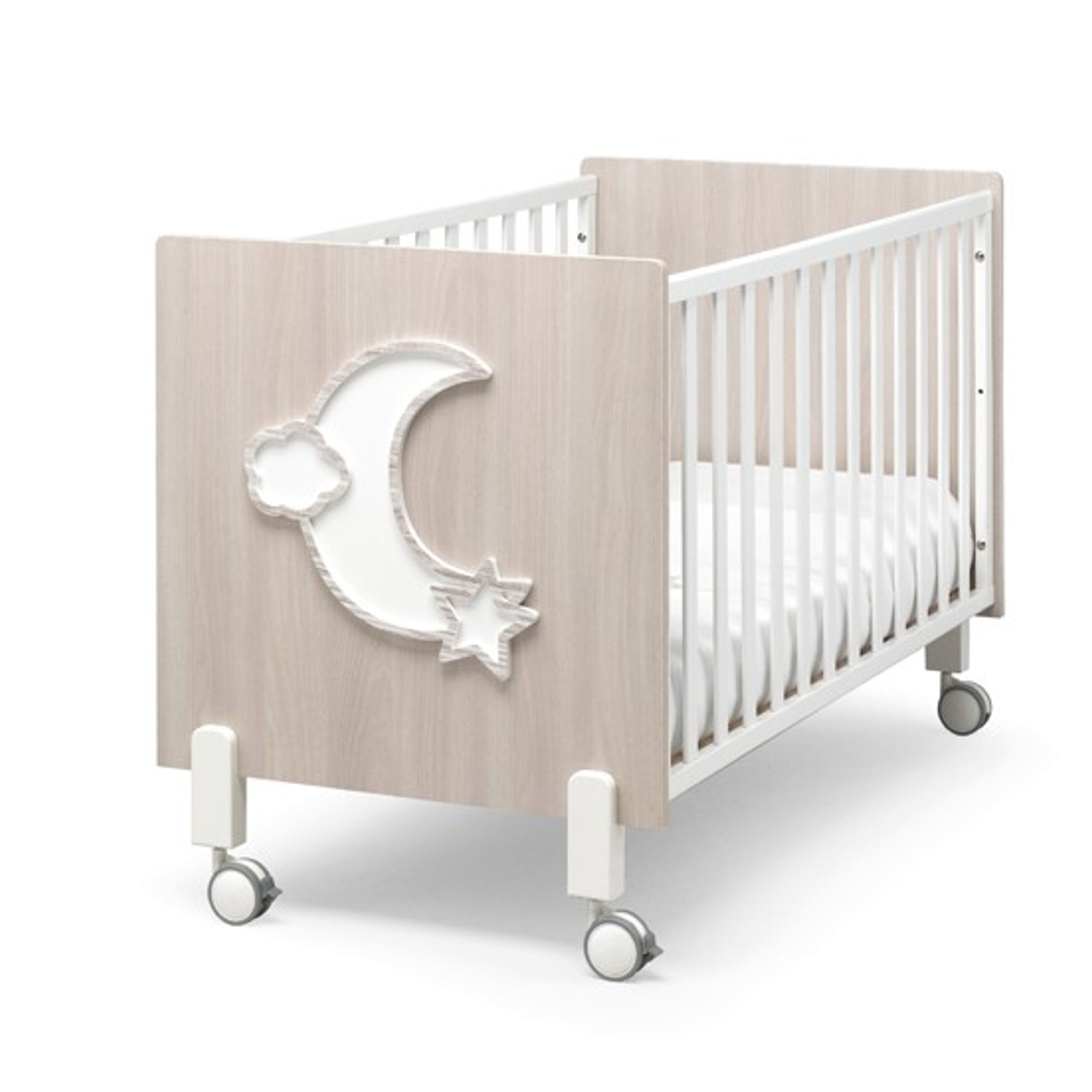 lettino little moon tortora Erbesi Lettino Little Moon Tortora Sbiancato