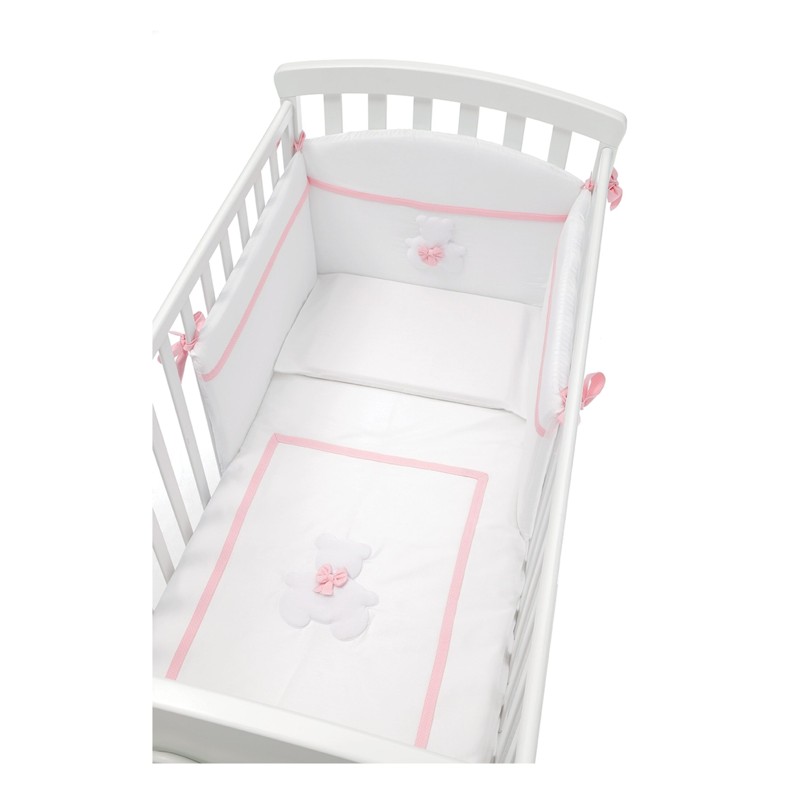 lenzuolo dudù rosa Erbesi Lenzuolo Dudù Bianco Rosa