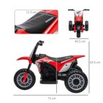 Ciclo Bike Mini Honda 6V Rosso