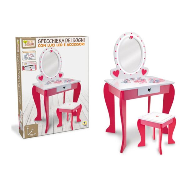 Teorema LED-Spiegel und Hocker