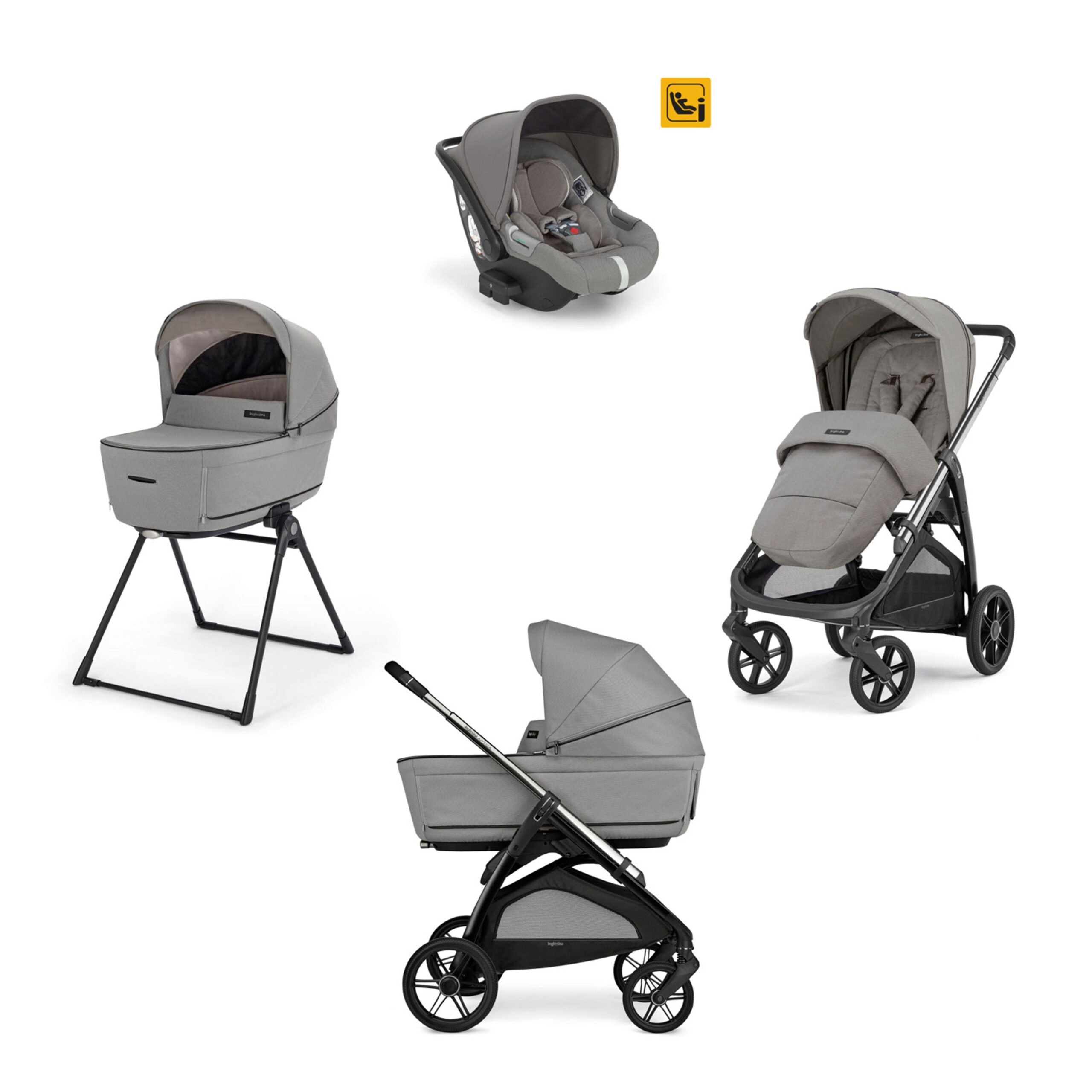 Senaptica darwin Platinum Grey Inglesina Trio Aptica Darwin Platinum Grey