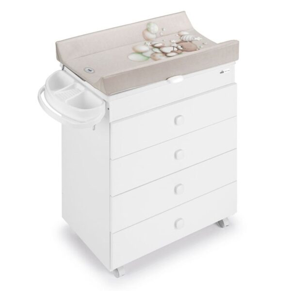 Cam Bagnetto Cassettiera Asia Bianco
