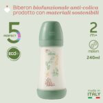 Chicco Biberon Perfect 5 Eco+ 240 ml Verde