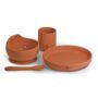 J Bimbi Set pappa in silicone Toffee