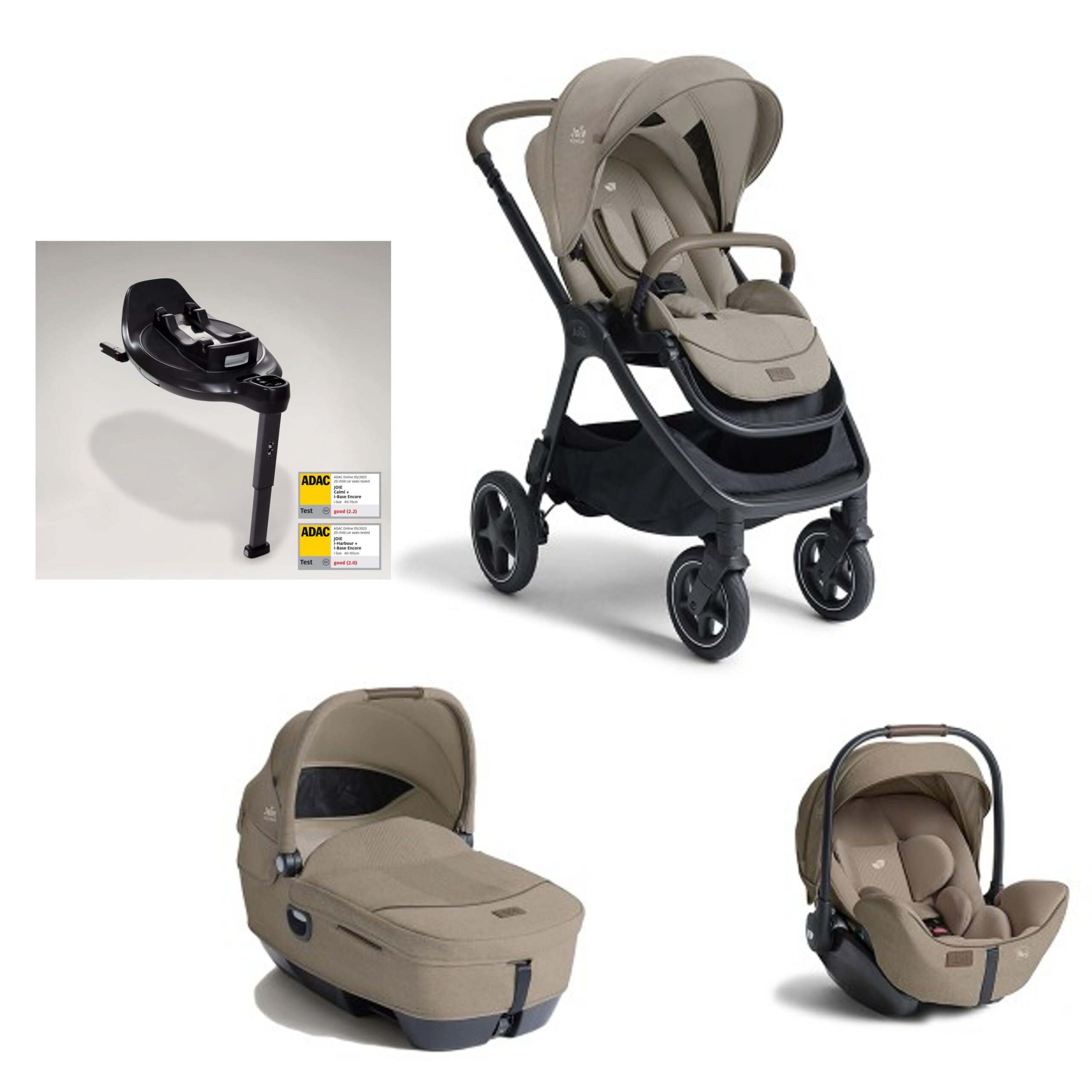 Trio Joie Signature Finiti™ Con Calmi R129 e i-Level Pro Joie Signature Trio Finiti™ Con Calmi R129 e i-Level Pro Sandstone