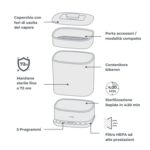Nuvita Sterilizzatore con Asciugatura 2 in 1 SteriDry
