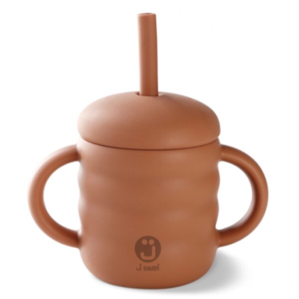 J Bimbi Tazza in Silicone Toffee