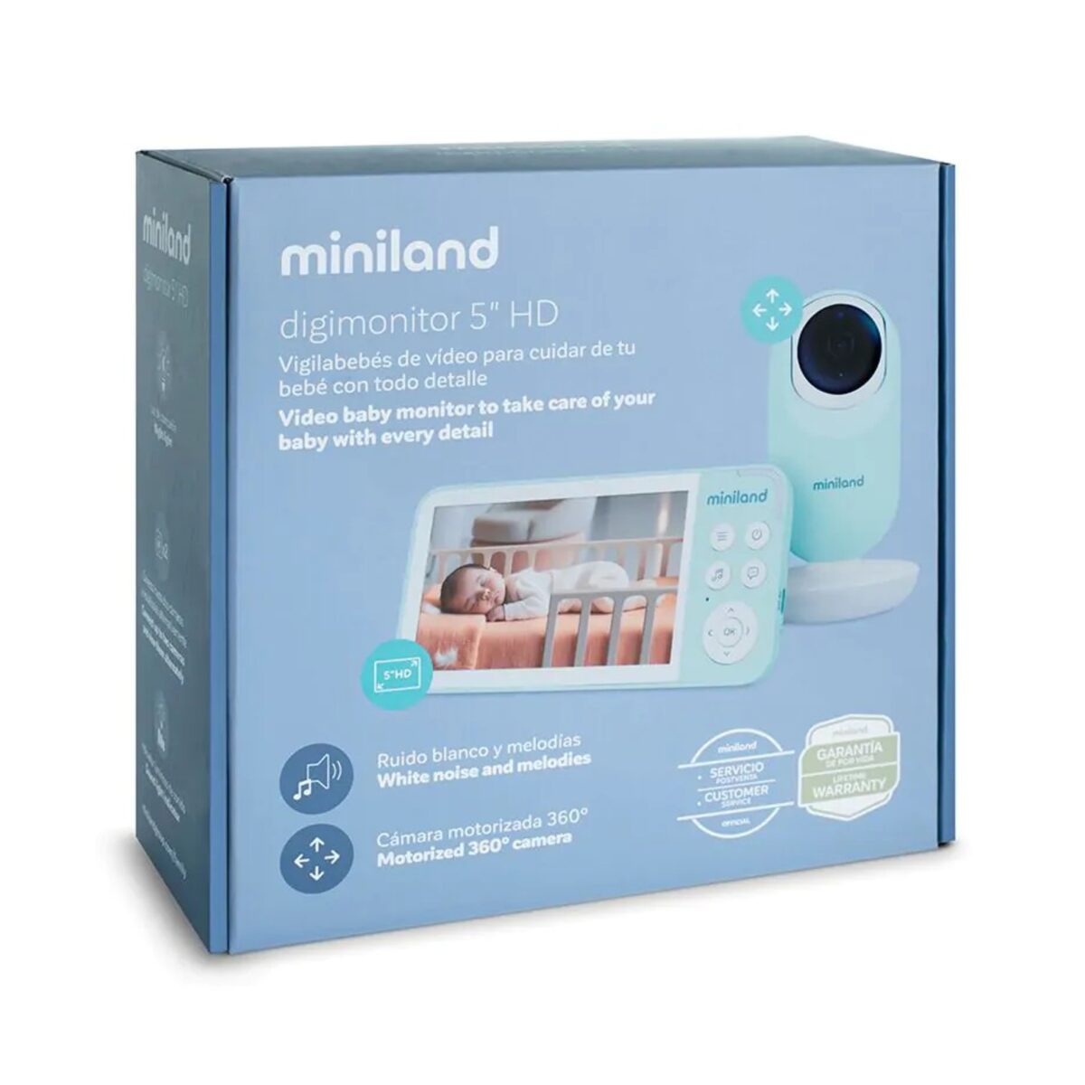 Miniland Baby Monitor Digimonitor 5"HD