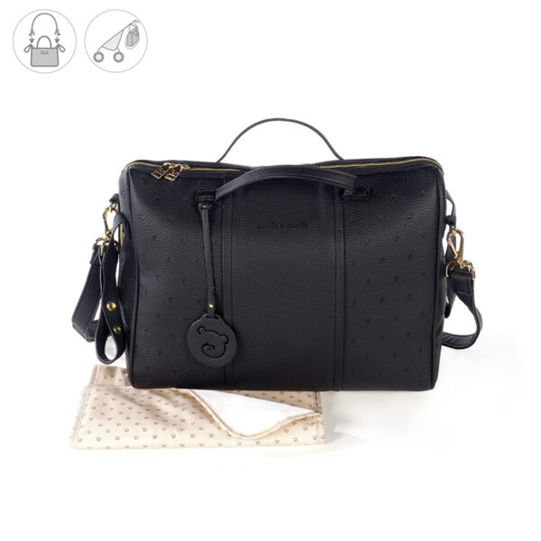 Pasito a Pasito Borsa Fasciatoio London Nero