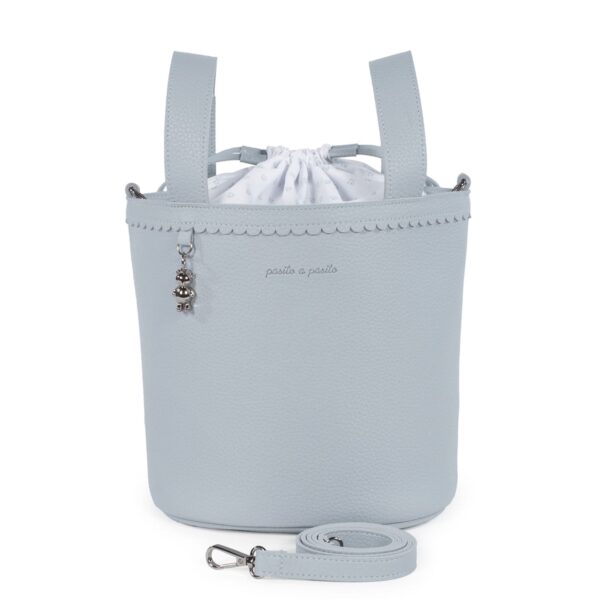 Pasito a Pasito Borsa Bucket Icon Sky