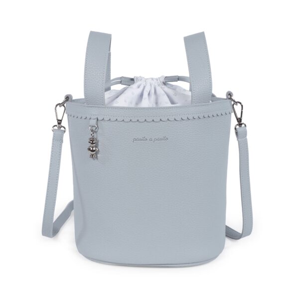Pasito a Pasito Borsa Bucket Icon Sky