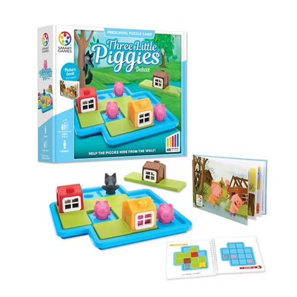 Smart Games I Tre Piccoli Porcellini con libro della fiaba incluso
