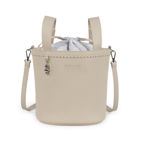 Pasito a Pasito Borsa Bucket Icon Cream