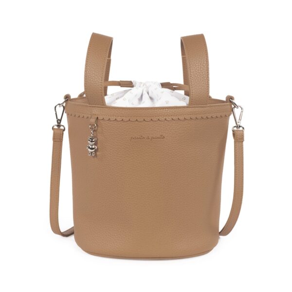Pasito a Pasito Borsa Bucket Icon Caramel