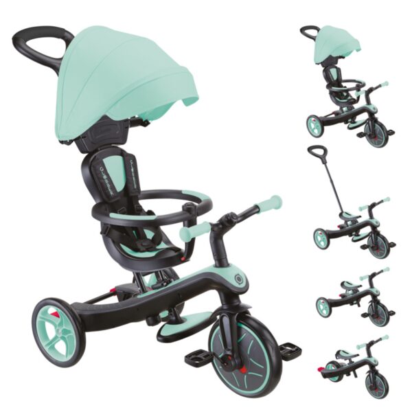 Globber Triciclo Explorer Trike 4in1 Deluxe Play Mint