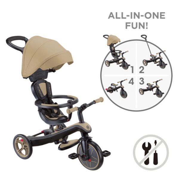 Globber Triciclo Explorer Trike 4in1 Deluxe Play Sand