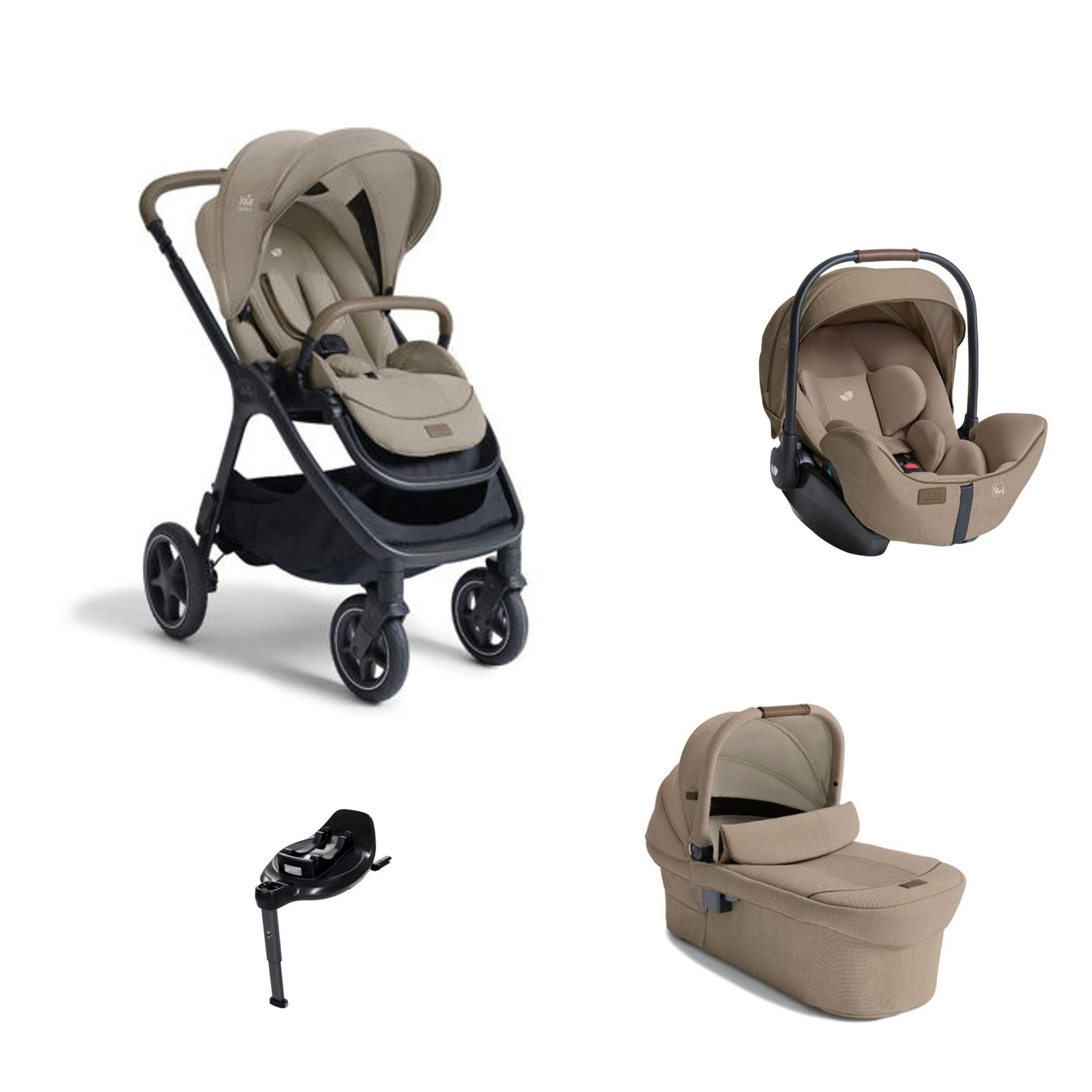 Joie Signature Trio Finiti™ Con Ramble XL e i-Level Pro Sandstone Joie Signature Trio Finiti™ Con Ramble XL e i-Level Pro Sandstone