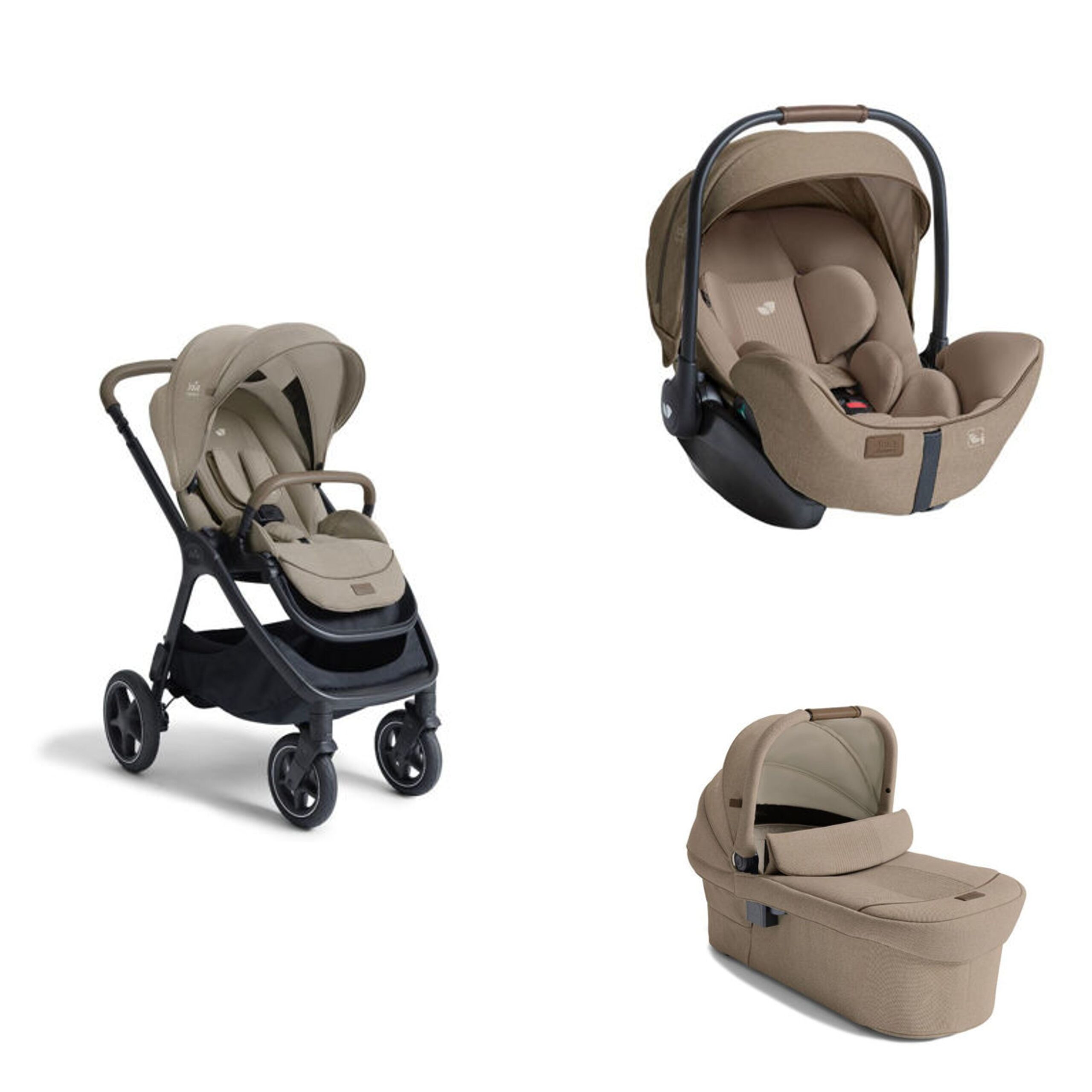 Joie Signature Trio Finiti™ Con Ramble XL e i-Level Pro Sandstone Joie Signature Trio Finiti™ Con Ramble XL e i-Level Pro