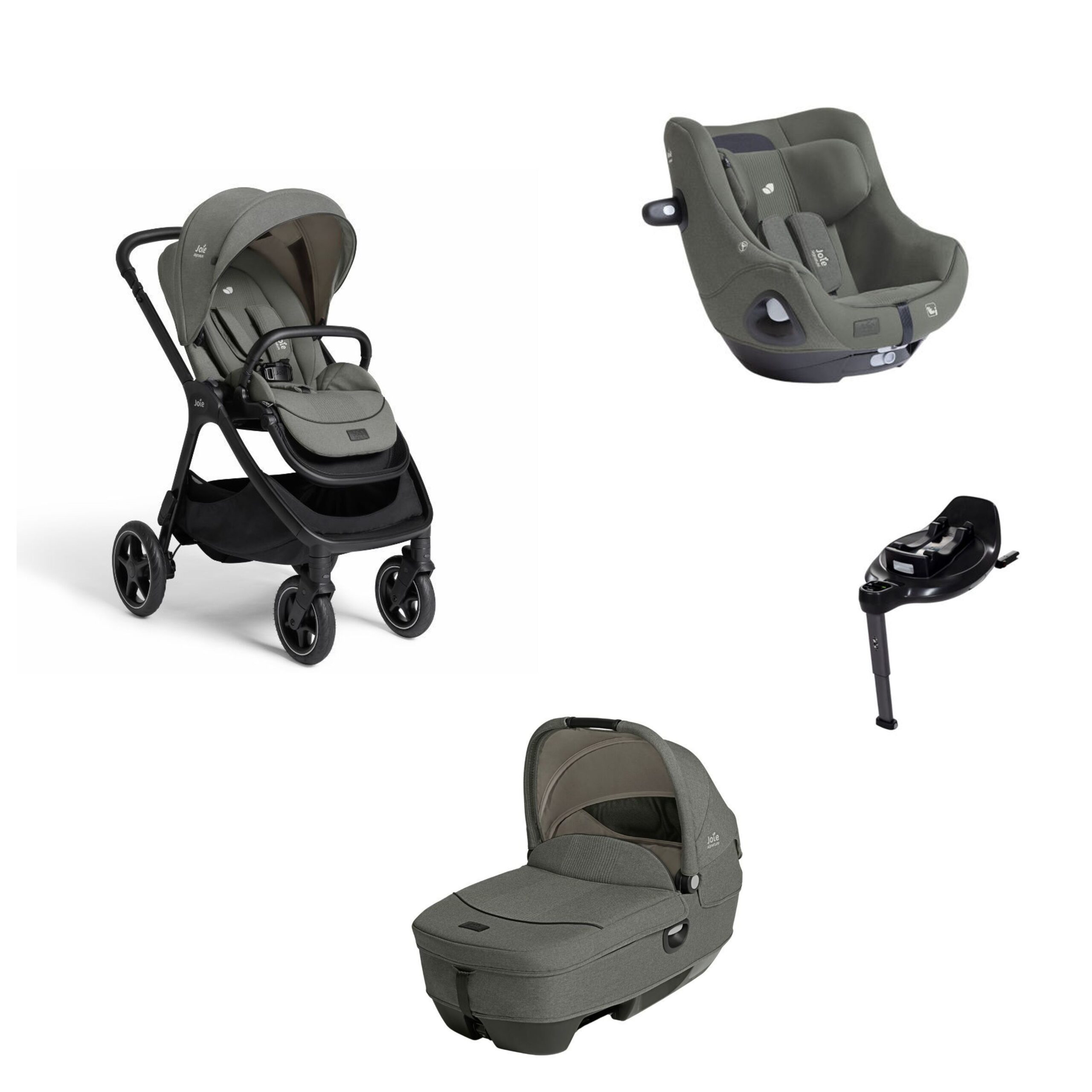 trio completo evergreen Joie Signature Trio Finiti™ Con Calmi R129 e I-Harbour Evergreen