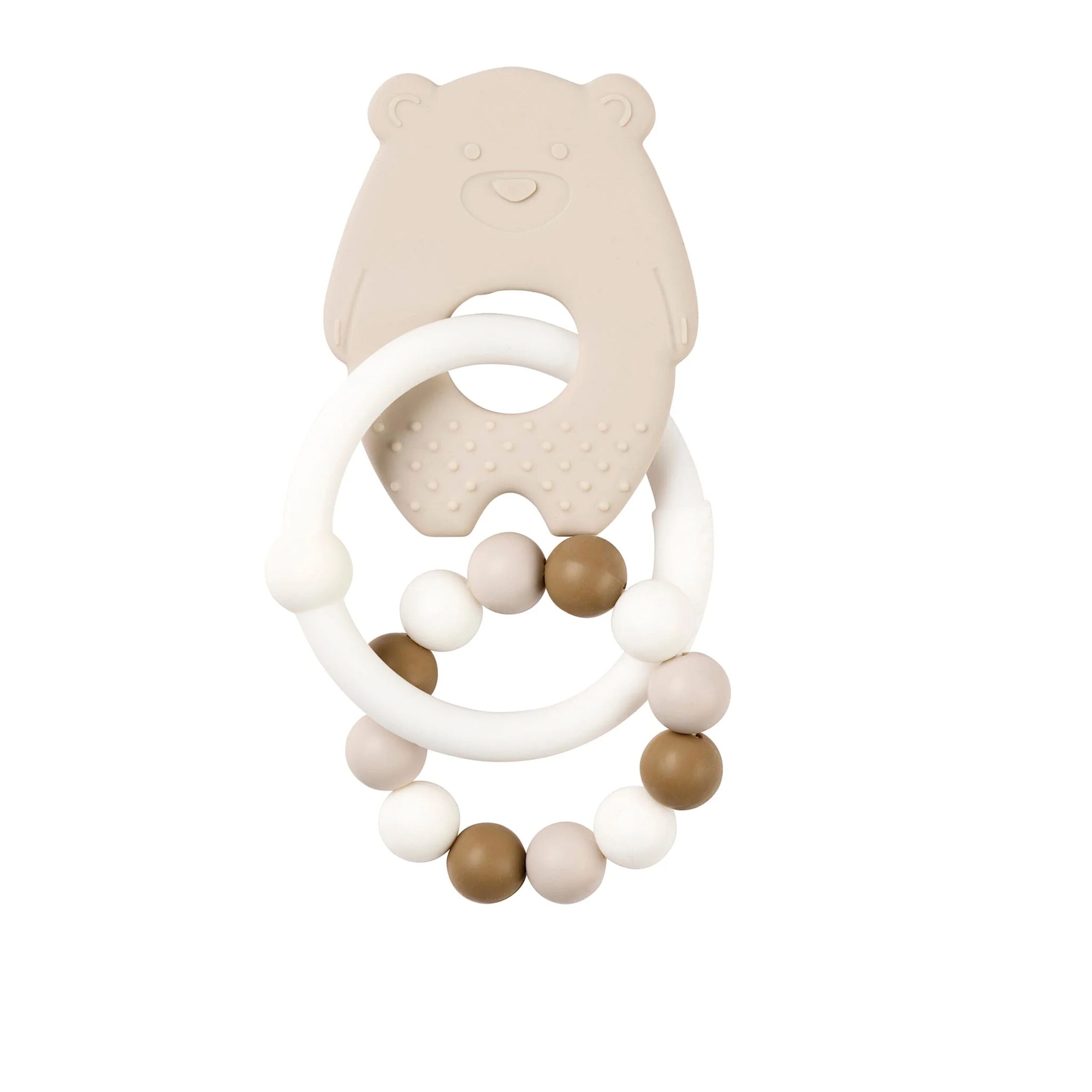 Massaggiagengive In Silicone Orso SILICONE - SILICONE - 13 cm - Silicone Argilla Nattou Massaggiagengive Orso Argilla