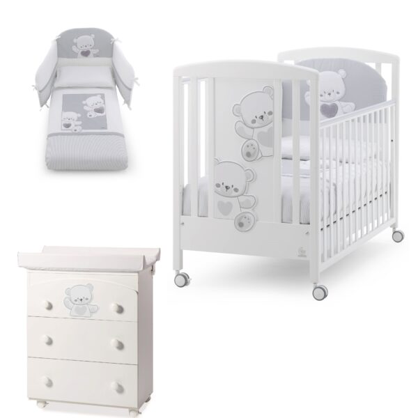 Italbaby Cameretta Baby Jolie Grigio