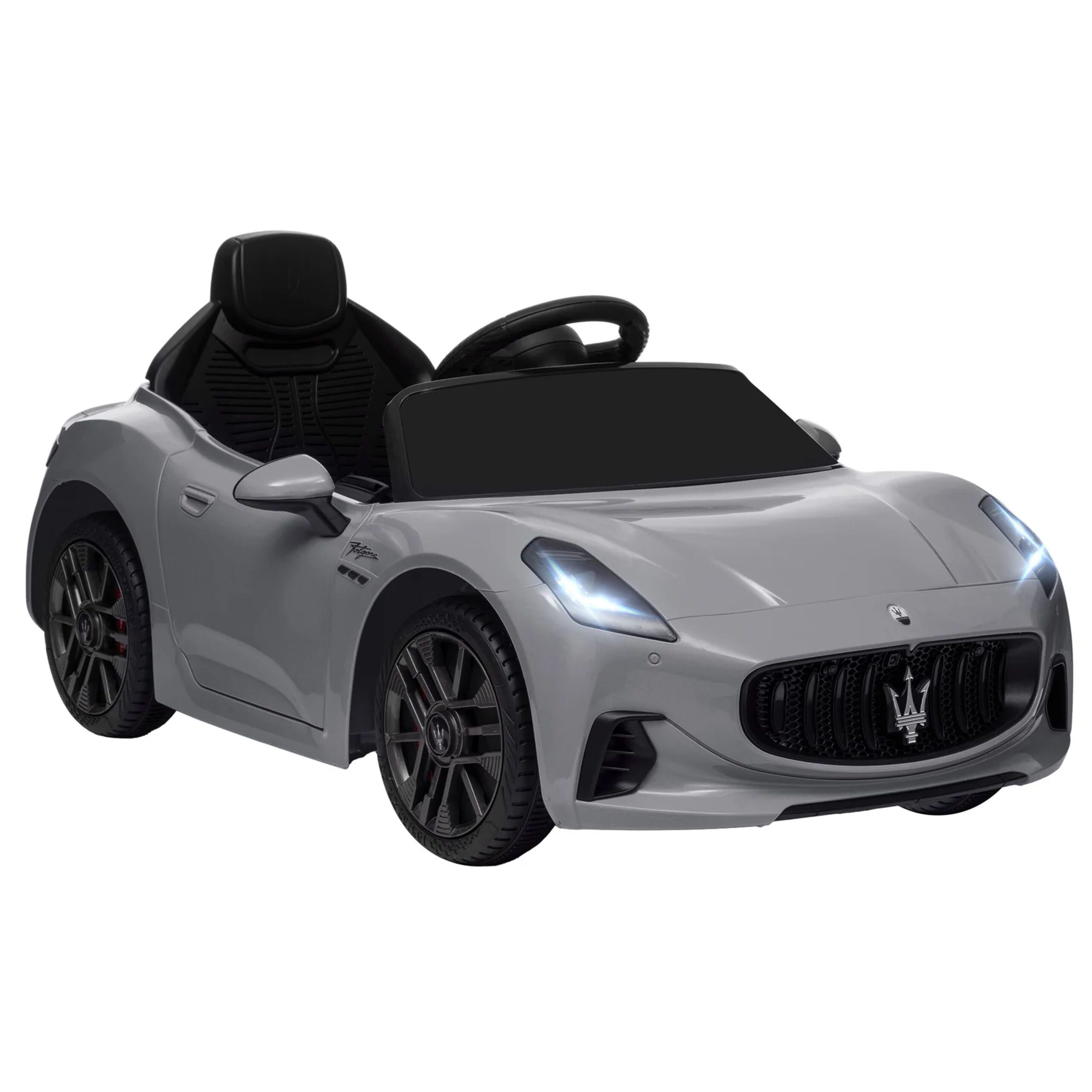 Macchina Elettrica per Bambini con Licenza Maserati Gran Turismo Folgore 12V Grigio Ciclo Bike Macchina Maserati Gran Turismo Folgore 12V Grigio