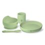 J Bimbi Set pappa in silicone Pistacchio