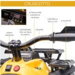 Aziamor Quad 12V Radiocomandato Giallo