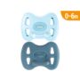 Jbimbi Pack 2Ciucci Tutti Morbidi Joy 0-6 M Azzurro Trasparente/Avio Jbimbi Pack 2Ciucci Tutti Morbidi Joy 0-6 M Azzurro Trasparente/Avio